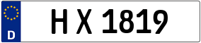 Truck License Plate